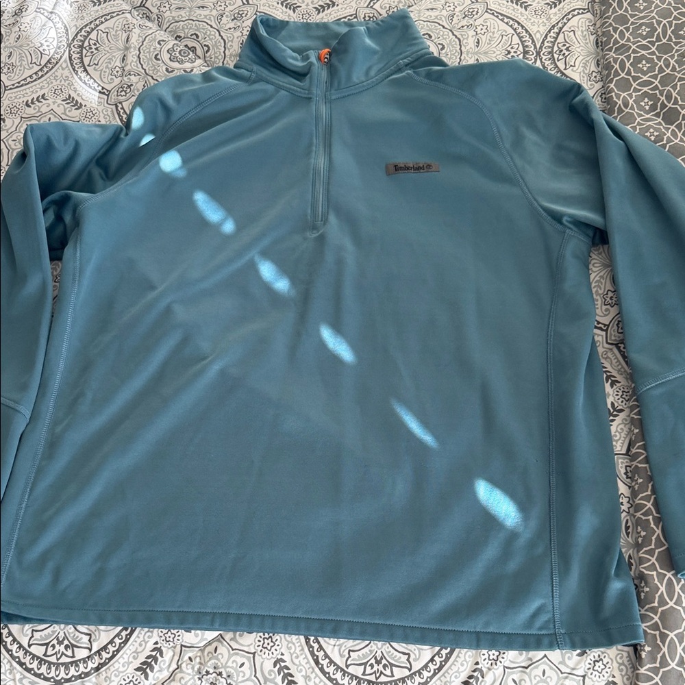 Timberland Blue Quarter-Zip Pullover
